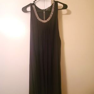Forever 21 Black dress with rhinestone collar